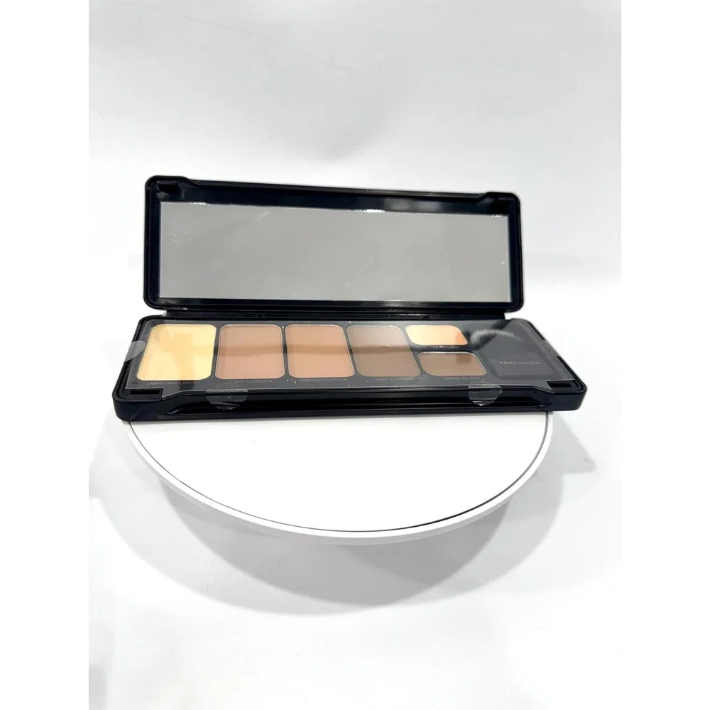 Profusion Cosmetics 6 Shade Contour Palette and Brush Kit 6873-11SET Black Case